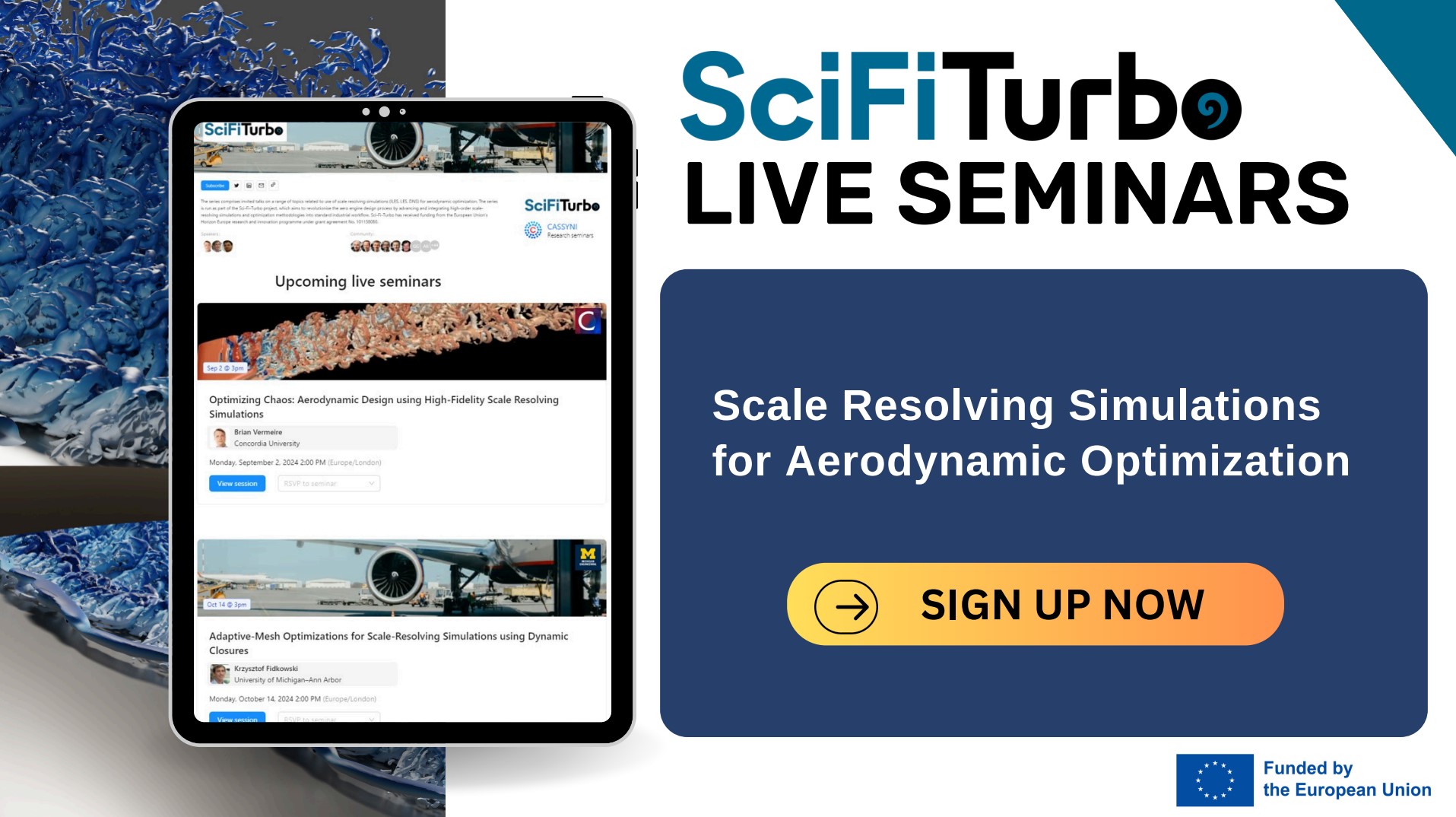 Sign up to our Sci-Fi-Turbo Seminar Serie